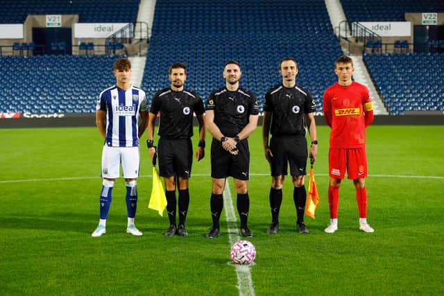 Cole Deeming captains his boyhood club at The Hawthorns against Danish side FC Nordsjaelland this season. (Photo by Malcolm Couzens - WBA/West Bromwich Albion FC via Getty Images)