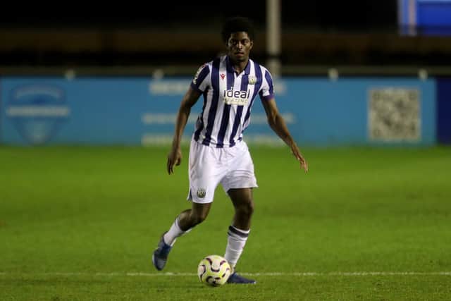 Parker in action for Albion under 21s last season (Photo by Adam Fradgley/West Bromwich Albion FC via Getty Images)