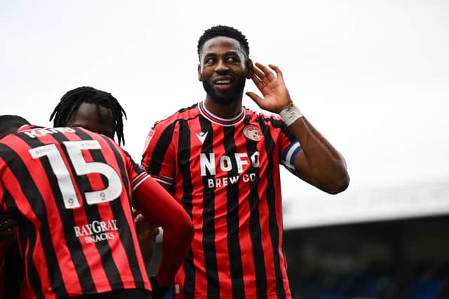 Matt scored in the Saddlers' last away match at Tranmere.