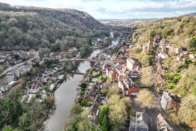 Telford has been named the UK's Dog Capital with an incredible 8.2 dogs per 20 people.Ironbridge in Telford. January 7 2026.  