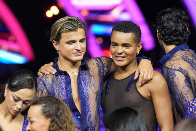 Layton Williams (left) and Nikita Kuzmin, during the Strictly Come Dancing - The Live Tour launch, at Utilita Arena, Birmingham. Picture date: Thursday January 22, 2026
