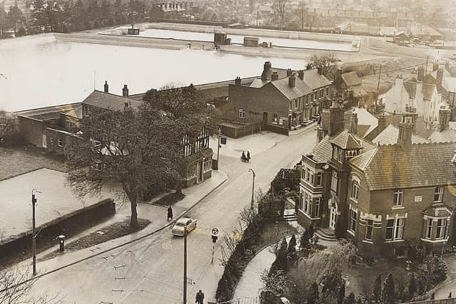'April 1960: A 100-year-old reservoir at Tettenhall was suggested today as a suitable site for a water softening plant to serve the Wolverhampton area. The reservoir, one of two between Regis and Wrottesley-roads, is being replaced by new tanks at Goldthorn Hill and Bushbury.' 