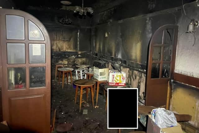 Damage caused to the old Falcon Inn in Gomer Street, Willenhall. PIC: Boughton Butler