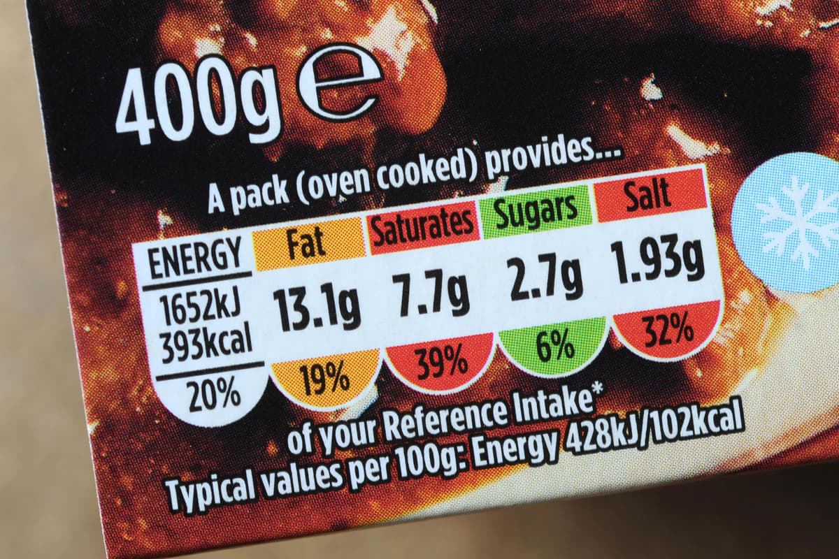 Fat Label Government urged to make nutrition labels on front of food packaging ...
