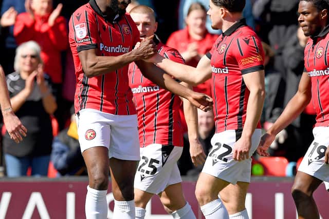 Levi Amantchi scored four times for Walsall last term, but spent the first half of the season on loan at Rochdale.