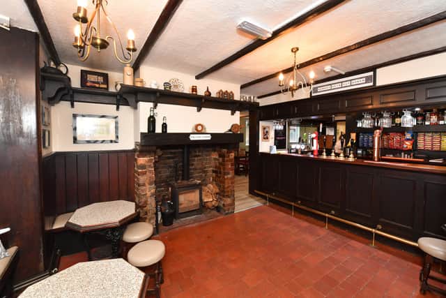 The refurbished bar of the Sansom & Lion