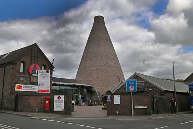 The Red House Glass Cone in Wordsley is a reminder of the area's glass heritage