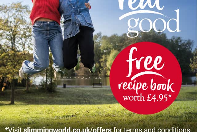 Free Recipe Book when you join before 31st January when you commit to 6 or 12 weeks slimming success