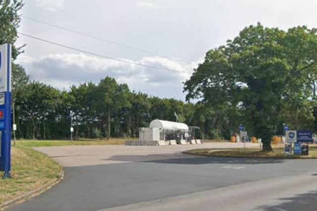 The HGV gas-filling station