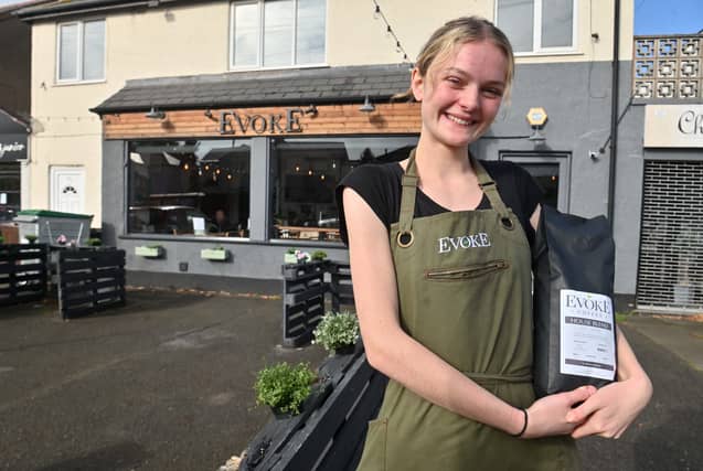 Evoke coffee shop's Eve Painter