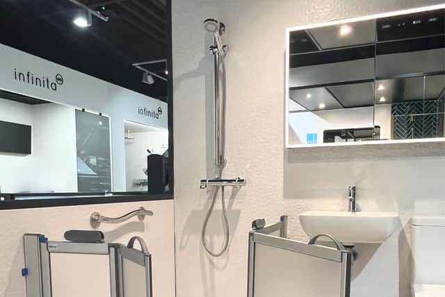 New adapted bathroom displays feature in the Showrooms at Carvers Building Supplies