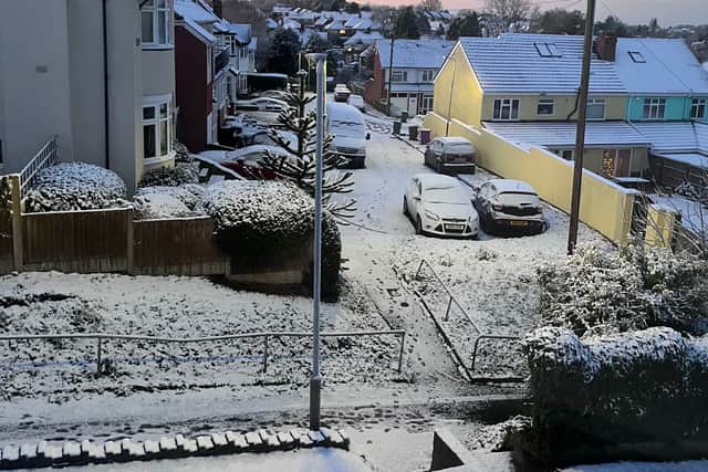 Snow falls in the West Midlands amid yellow weather warning and travel ...