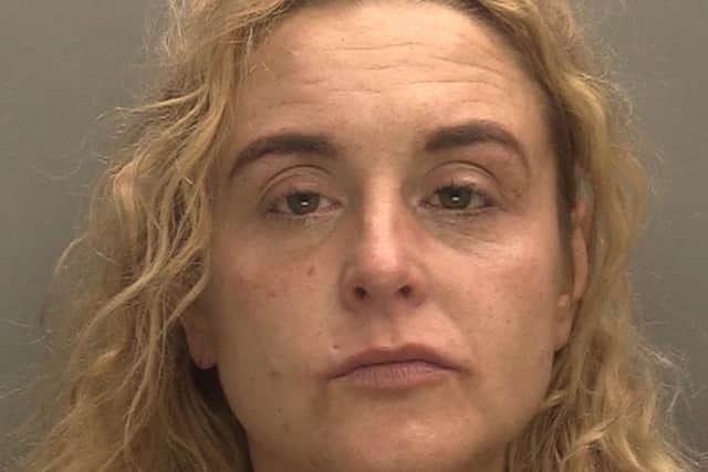 Patricia Hale is wanted on suspicion of outraging public decency