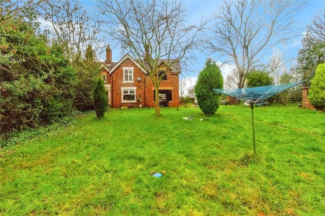 The extensive gardens at the house where Tolkien once lived with his family at Gypsy Green near Penkridge