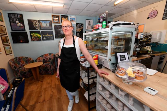 Emma Lewis-Taylor who runs Emma's Cafe