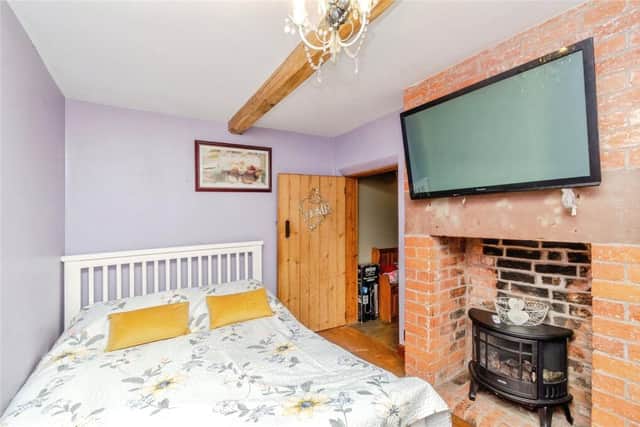 One of the three bedrooms