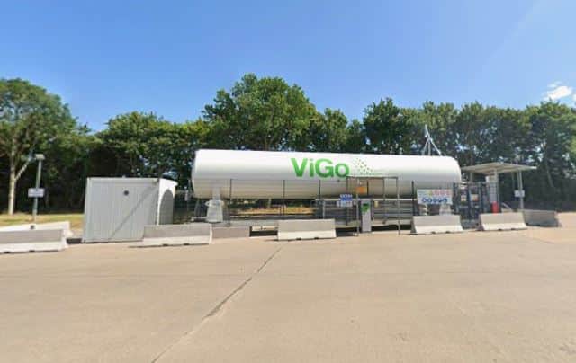 The HGV gas-filling station