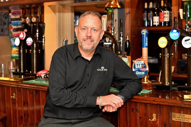 Landlord of the Cock Inn, Paul Treadwell