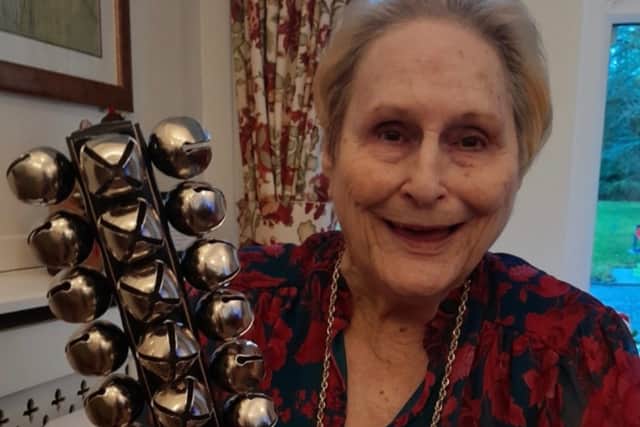 Resident Sally joins in
