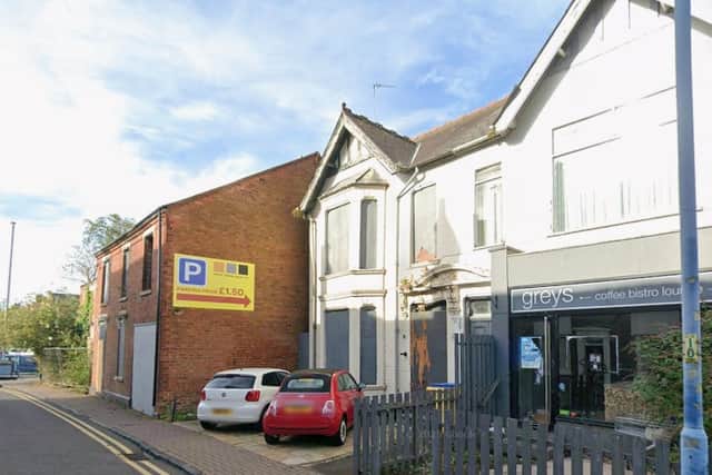 36 and 38 Market Street, Stourbridge, next to the derelict former Archway Veterinary Centre