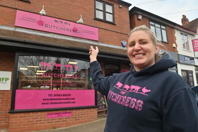 Owner of The Butcheress Rachel Edmonds