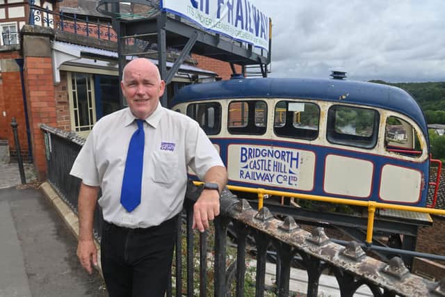 Tom Burgoyne from the Bridgnorth Cliff Railway