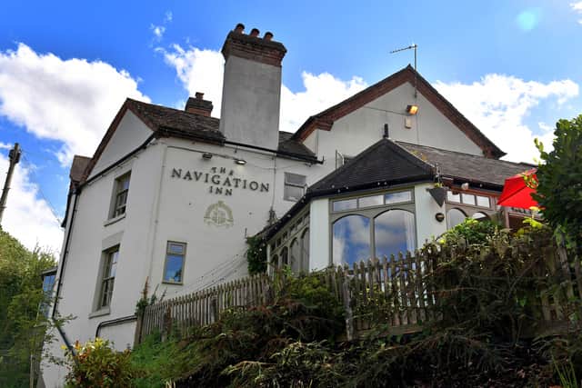 The Navigation Inn is set in a lovely location overlooking the Shropshire Union Canal
