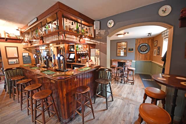 The Cock Inn is traditional and comfortable