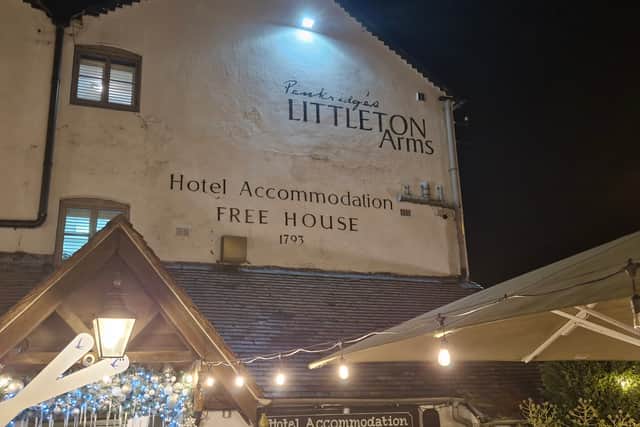 The pub is a welcoming sight to anyone heading into Penkridge