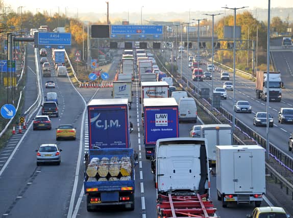 A stock photo of the M6 motorway.