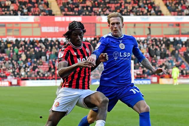 Jid Okeke sat out the Saddlers' win at Oldham on Wednesday night.