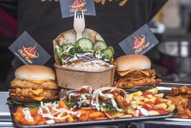 A fine selection of food was on offer. Photo: Ian Knight / Z70 Photography