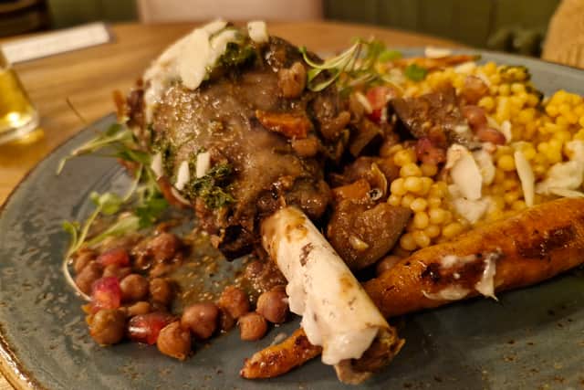 The Moroccan Lamb brought a feeling of being in a Marrakech restaurant