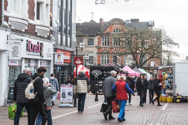 The square was full of people and different stalls. Photo: Ian Knight / Z70 Photography