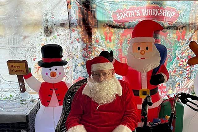 Santa at HC-One’s Foley Grange Care Home’s Christmas Fair