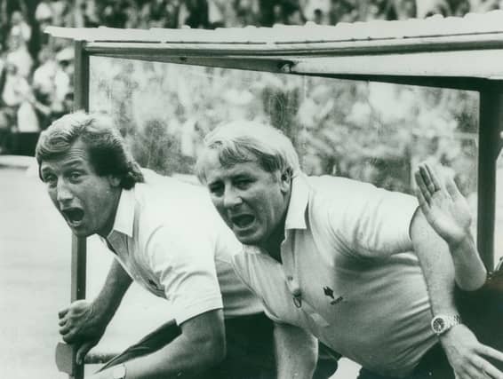 Tommy Docherty suffered relegation from the Second Division with Wolves in 1984-85.