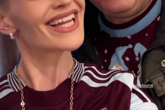 Kelly reunited with brother Louis at the game (Picture: Kelly Osbourne/Instagram)