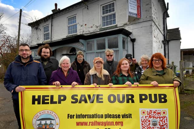 Community group members are hoping to buy the former Railway Inn, Norton Bridge, Stone, which has been closed for a year.