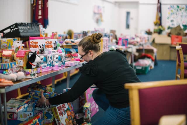 Christmas Present Appeal at the Cradley Heath Salvation Army