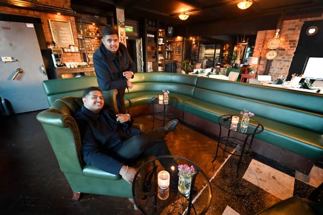 Twenty-year-old twins Sameen and Ishaan Ali in their new restaurant