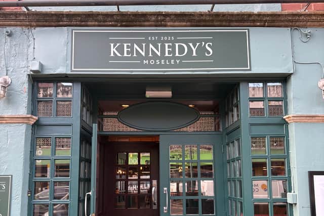 Kennedy's entrance ready to welcome all patrons