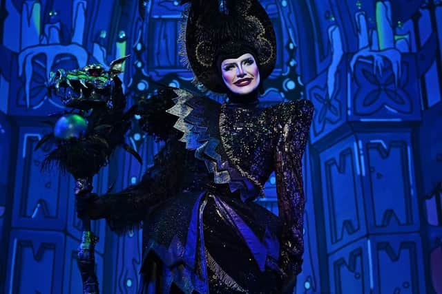 Danny Beard as the evil Carabosse.