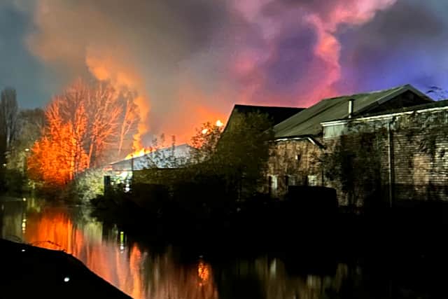 Well ablaze