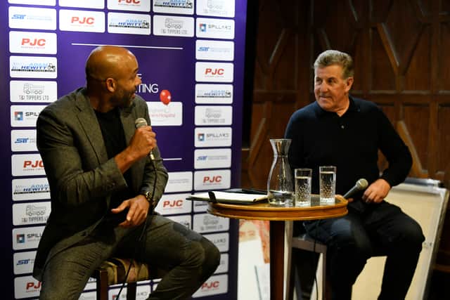 Matt Murray interviews Mark McGhee, who gave him his first professional contract. Picture: Jim Mayer