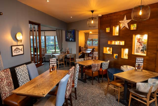 Diners will have plenty of places to sit and enjoy a meal