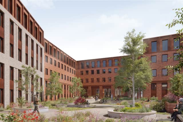 A visualisation of how the new Eastgate development in Stafford town centre could look. Image: Staffordshire County Council