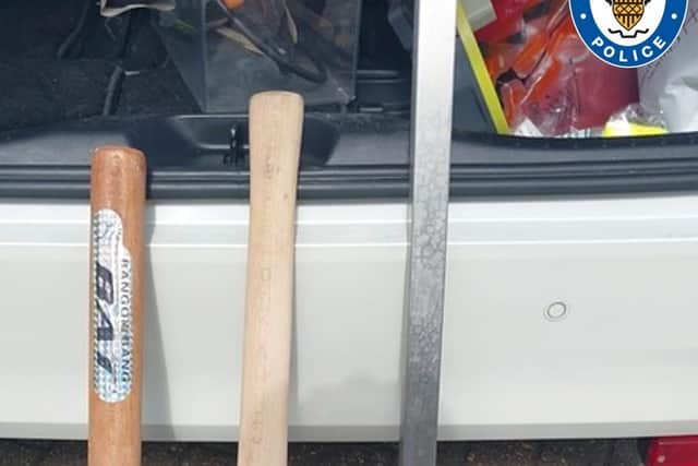A series of weapons were also discovered. Photo: West Midlands Police