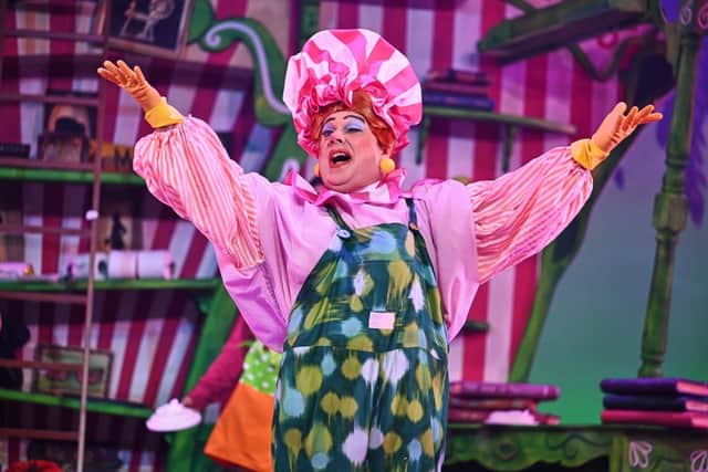 There is nothing like a dame!  Ian Adams as Dame Mary Fortune.