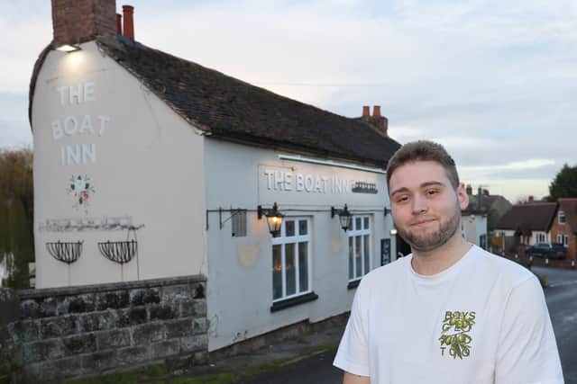 Jake Greenaway has been running the pub since March and said he loved being able to run his own pub. Photo: Phil Blagg Photography