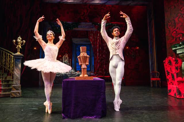 The piece was unveiled alongside a performance of the Nutcracker